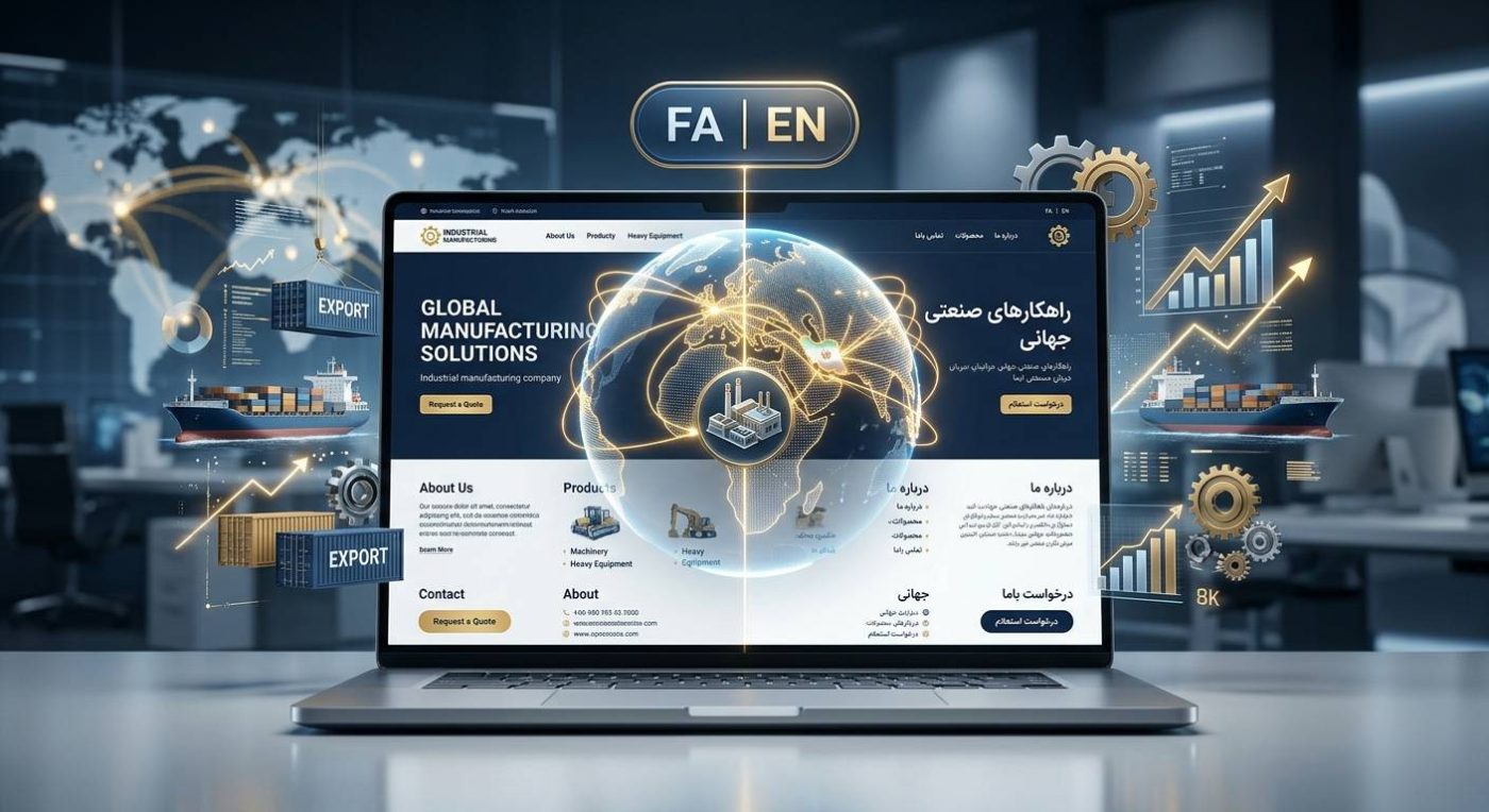 طراحی سایت دوزبانه
